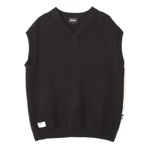 【SCHOTT】BLACK SHEEP KNIT VEST