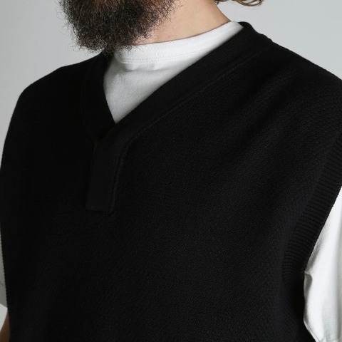 【SCHOTT】BLACK SHEEP KNIT VEST