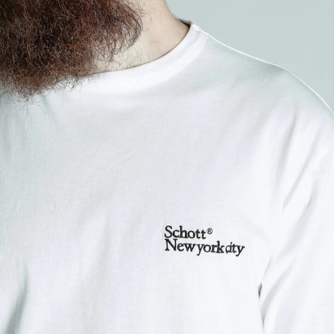 【SCHOTT】NEW YORK CITY EMB. T-SHIRT