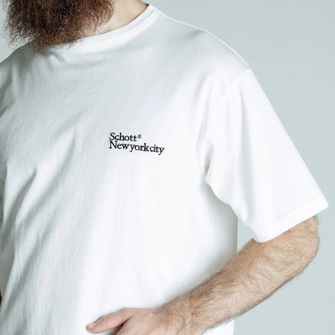 【SCHOTT】NEW YORK CITY EMB. T-SHIRT