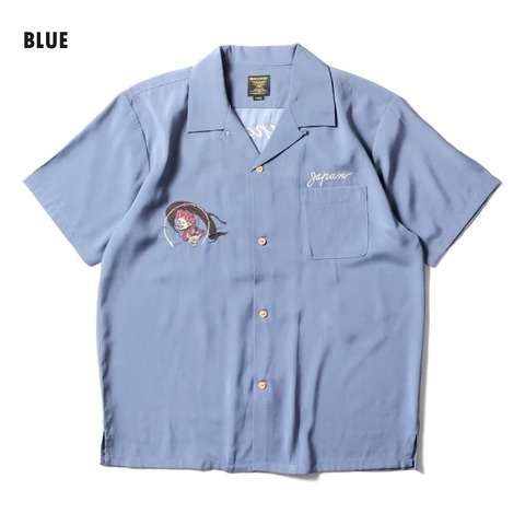 【HOUSTON】SOUVENIR SHIRT (FUJIN ＆ RAIJIN)