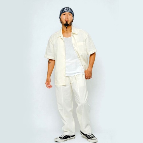 【BIG MIKE】Chambray Open S/S Shirts