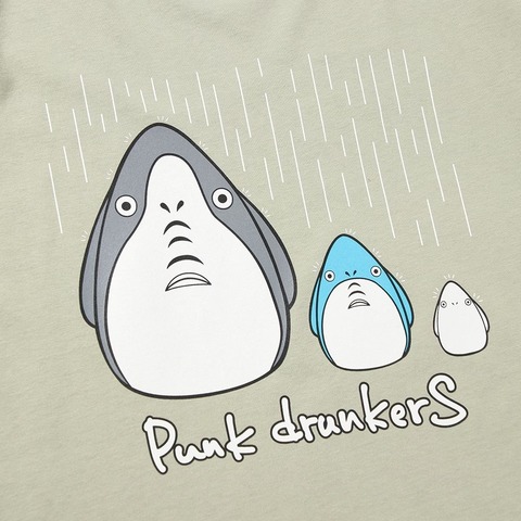 【PUNK DRUNKERS】鮫人たちBIG.TEE