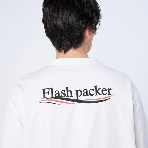 【FLASH PACKER】XSMT-WV Dry Silky Cotton® セミモックネックTシャツ