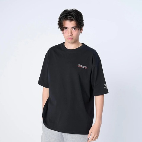 【FLASH PACKER】XSMT-WV Dry Silky Cotton® セミモックネックTシャツ