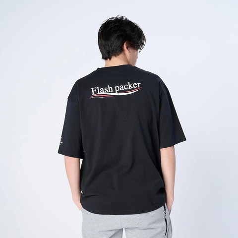 【FLASH PACKER】XSMT-WV Dry Silky Cotton® セミモックネックTシャツ