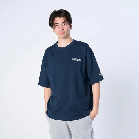 【FLASH PACKER】XSMT-WV Dry Silky Cotton® セミモックネックTシャツ