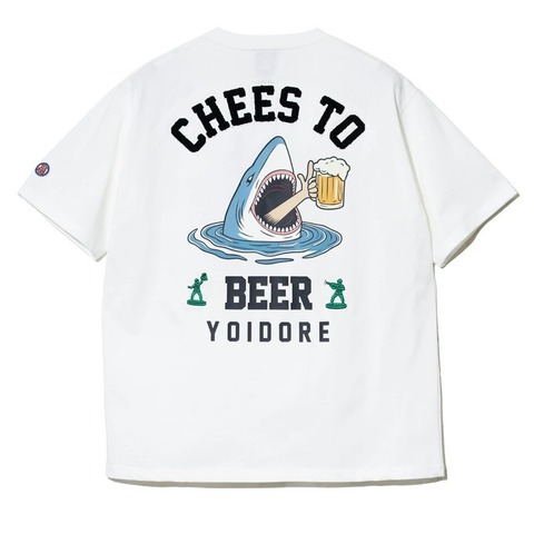 【YOIDORE】サメ乾杯ポケットTEE