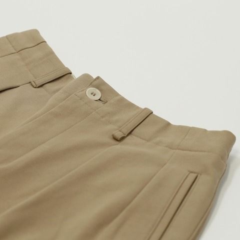【CURLY＆Co.】KNIT CHINO-CLOTH SHORTS