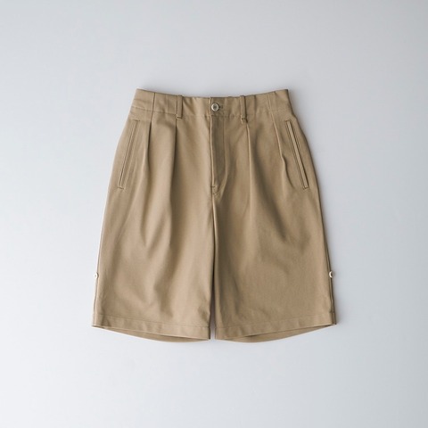 【CURLY＆Co.】KNIT CHINO-CLOTH SHORTS