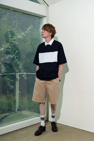 【CURLY＆Co.】KNIT CHINO-CLOTH SHORTS