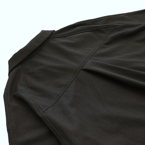 【CURLY＆Co.】BIRD’S EYE JERSEY OPEN-COLLAR SHIRT