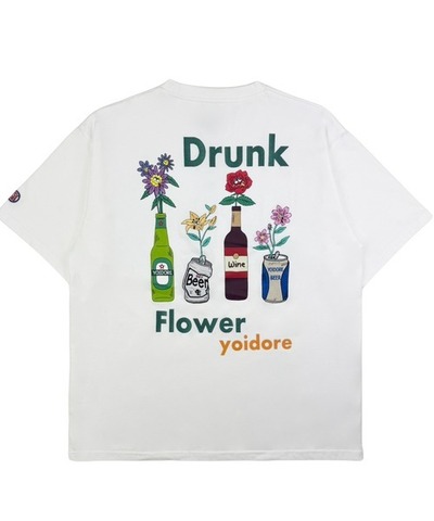 【YOIDORE】酔っ払いフラワーTEE