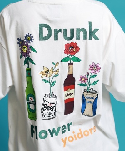 【YOIDORE】酔っ払いフラワーTEE