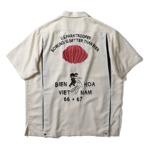 【HOUSTON】BOWLING SHIRT(PARATROOPER)