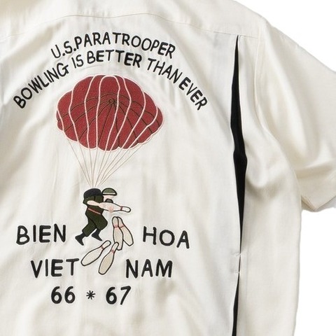 【HOUSTON】BOWLING SHIRT(PARATROOPER)