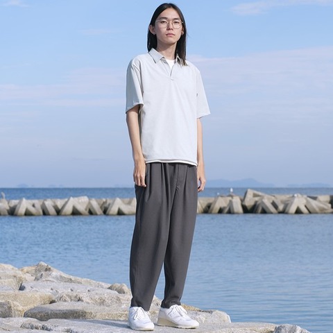 【CURLY＆Co.】BIRD’S EYE JERSEY EZ PANTS