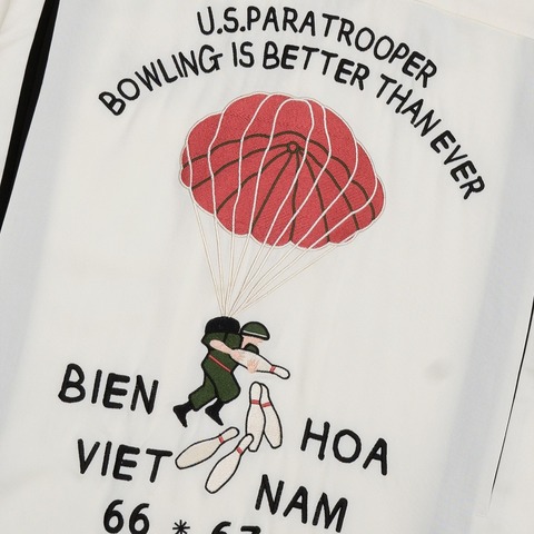 【HOUSTON】BOWLING SHIRT(PARATROOPER)