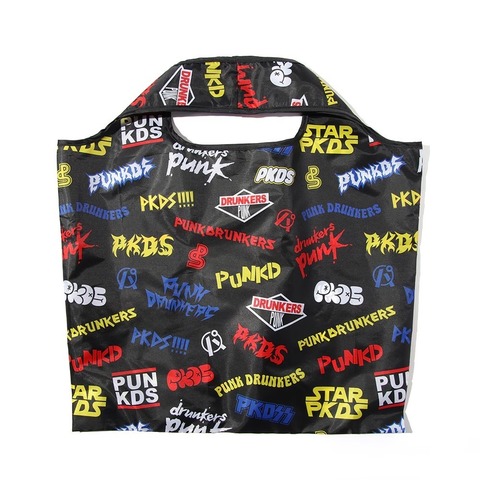 【PUNK DRUNKERS】総柄のエコBAG