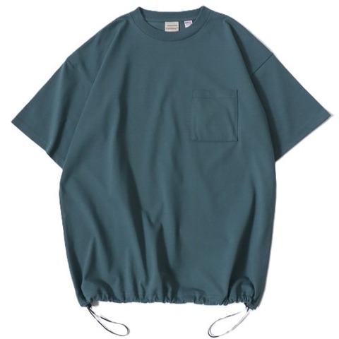 【Goodwear】吸水速乾 裾ドローコード BIG ポケットTシャツ