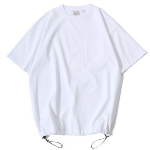【Goodwear】吸水速乾 裾ドローコード BIG ポケットTシャツ