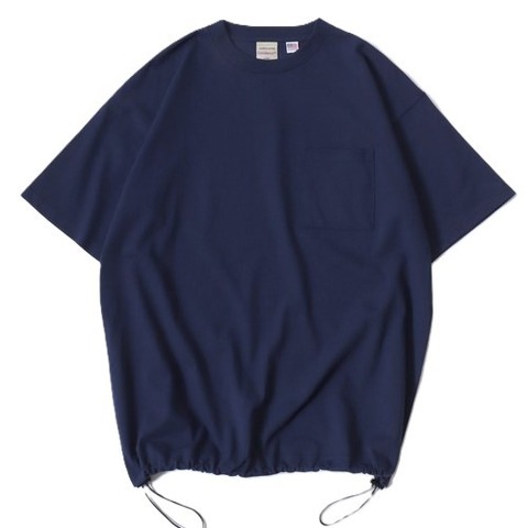 【Goodwear】吸水速乾 裾ドローコード BIG ポケットTシャツ