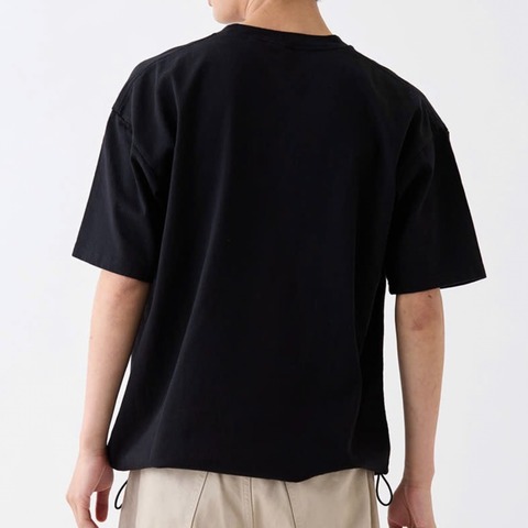 【Goodwear】吸水速乾 裾ドローコード BIG ポケットTシャツ