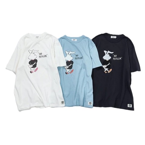 【FREE RAGE】”NO PROBLEM”リサイクルコットンTee