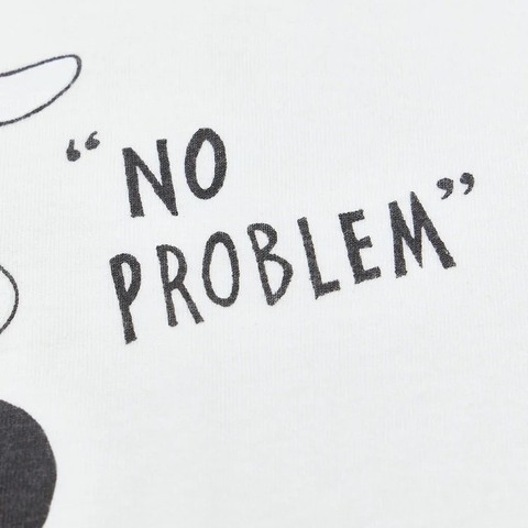 【FREE RAGE】”NO PROBLEM”リサイクルコットンTee