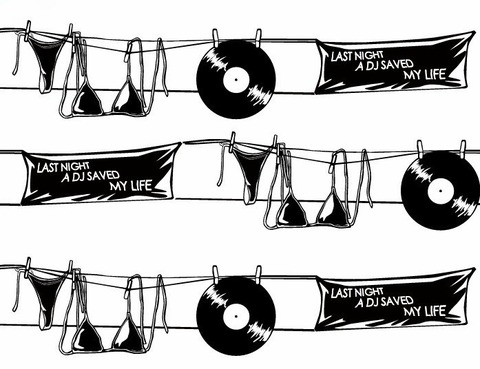 【O.K.】HANGING BIKINI ＆ VINYL S/S SHIRTS