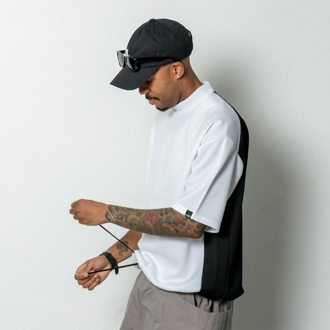【LiSS】MOCK NECK JERSEY CUTSEW