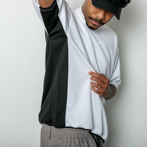 【LiSS】MOCK NECK JERSEY CUTSEW