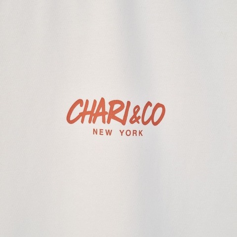 【CHARI＆CO】FREEHAND SIGN COOLER TEE