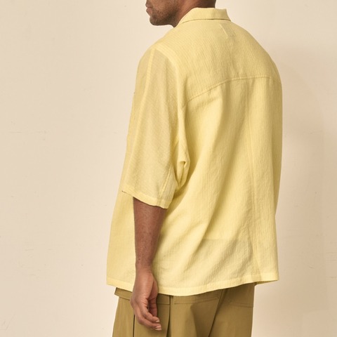 【Kelen】OPEN COLLAR STRIPE SHIRT / POSTIE