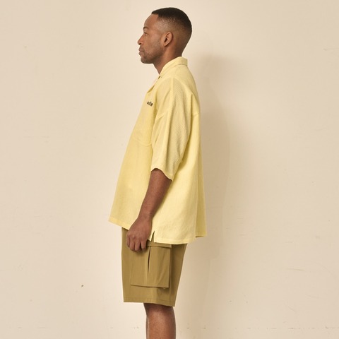 【Kelen】OPEN COLLAR STRIPE SHIRT / POSTIE