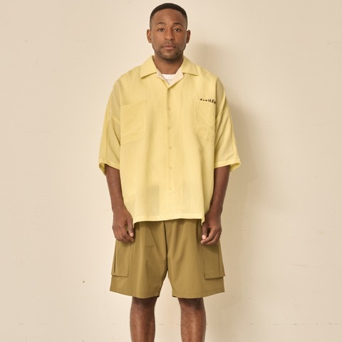 【Kelen】OPEN COLLAR STRIPE SHIRT / POSTIE