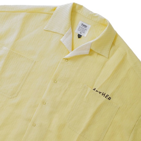 【Kelen】OPEN COLLAR STRIPE SHIRT / POSTIE