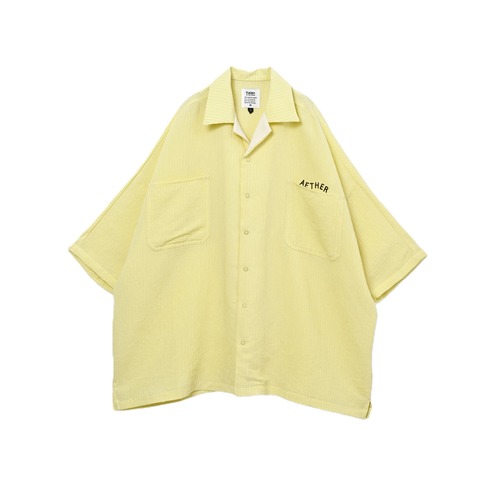 【Kelen】OPEN COLLAR STRIPE SHIRT / POSTIE
