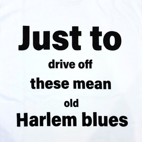 【HARLEM BLUES】Just to FUNCTIONAL TEE