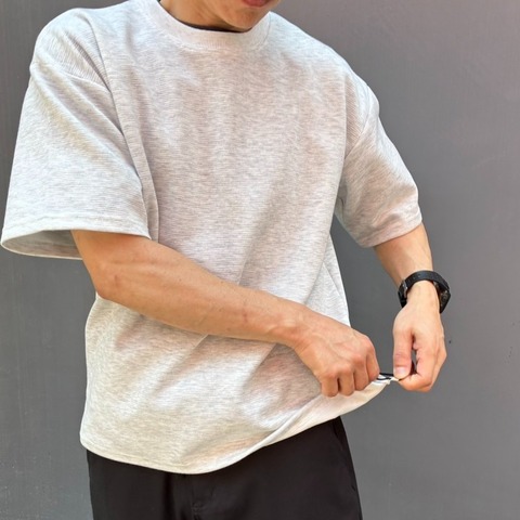 【BYL by LiSS】CUT PONCH HALF SLEEVE SWEAT