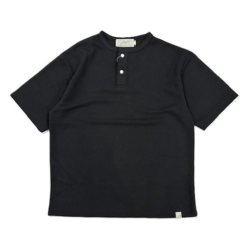 【BYL by LiSS】DRY WAFFLE HENRY NECK TEE