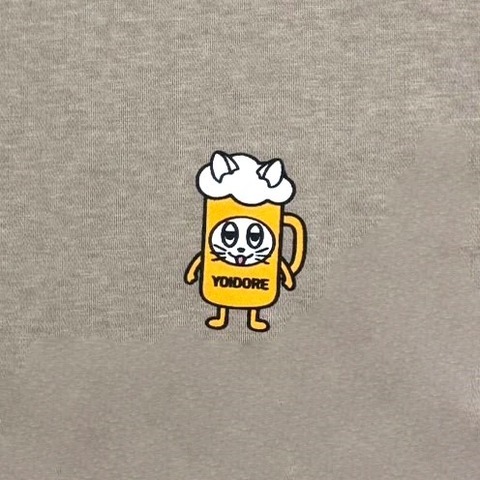 【YOIDORE WOMEN’S】缶ビール フレンチスリーブTEE