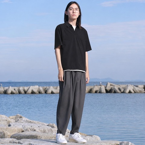 【CURLY＆Co.】DOT MESH SKIPPER