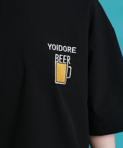 【YOIDORE】BEERロゴシアサッカーセットアップ