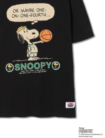 【SALE30％OFF★NUTMEG】PEANUTS 1on1 コミックプリントT