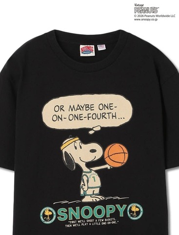 【SALE30％OFF★NUTMEG】PEANUTS 1on1 コミックプリントT