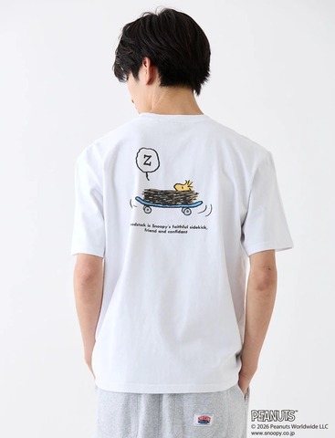 【SALE30％OFF★NUTMEG】PEANUTS スケートボード グラフィックT