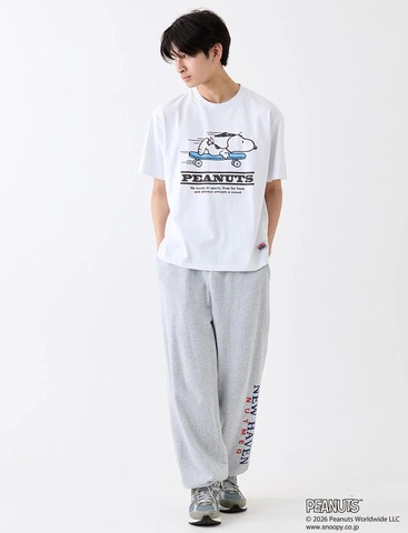 【SALE30％OFF★NUTMEG】PEANUTS スケートボード グラフィックT