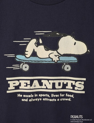 【SALE30％OFF★NUTMEG】PEANUTS スケートボード グラフィックT