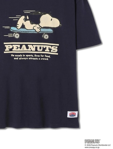 【SALE30％OFF★NUTMEG】PEANUTS スケートボード グラフィックT